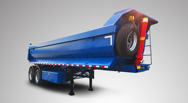 Sinotruck Semi reboque basculante 80T cobertura
