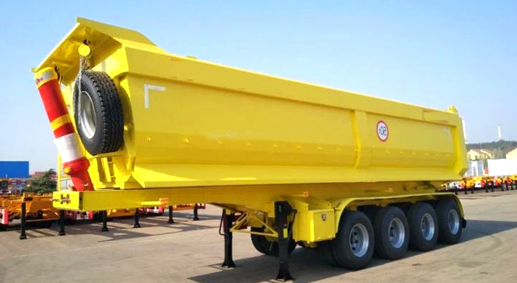 شاحنة نصف مقطورة نصف مقطورة قلابة من سينوترك