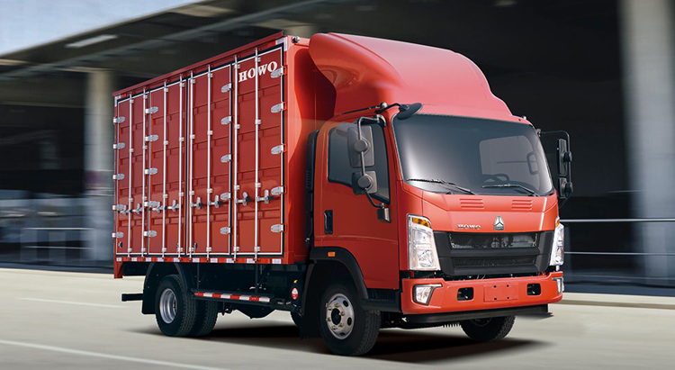 Howo Box Van Cargo Truck