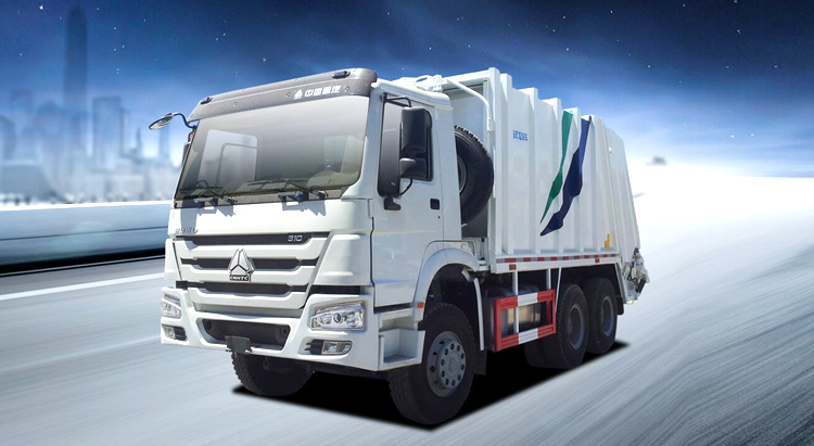 Sinotruk HOWO Caminhão de lixo 371HP Modelo 6X4 capa