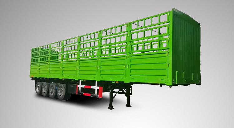 Sinotruck Cerca Semi reboque caminhão 70T cobertura