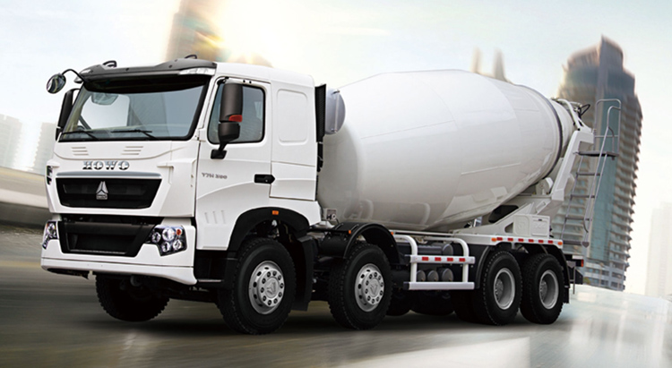 غطاء شاحنة خلاط HOWO T7H 390 حصان موديل 8X4