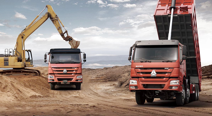 Camion-benne Howo 8X4