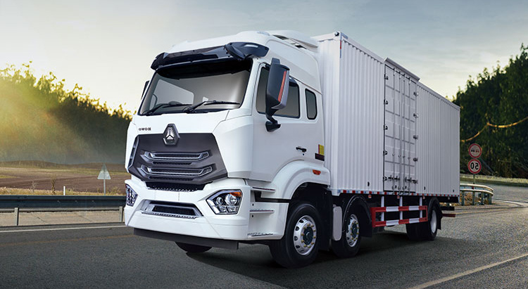 شاحنة نقل البضائع HOWO N 380/400 حصان موديل 6X4 غطاء
