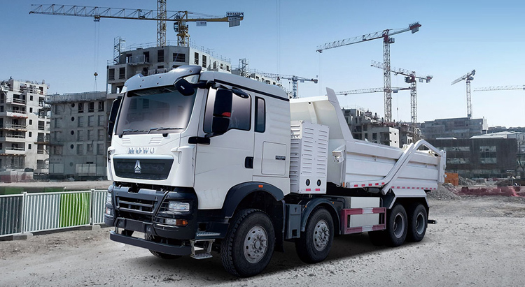 HOWO Pure Electric Dump Truck 102-116HP Model 8X4 cover