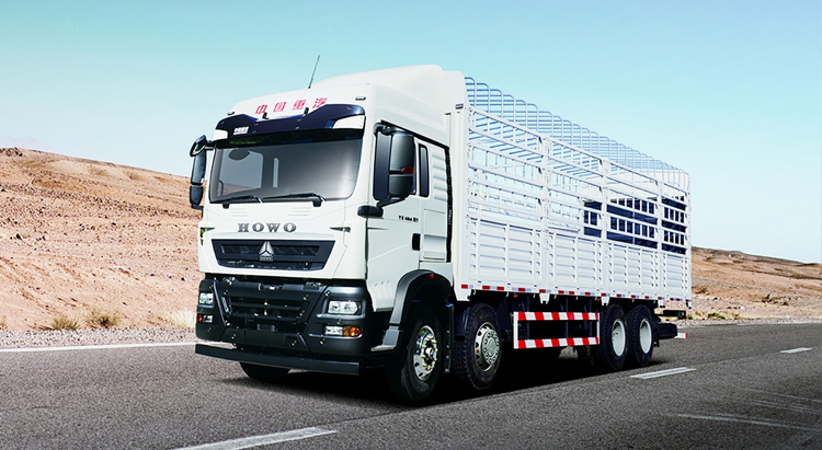 شاحنة نقل البضائع HOWO TX بقوة 300-440 حصان موديل 8X4 غطاء