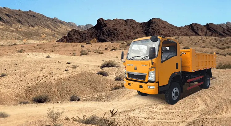 Howo Light Duty Tipper Truck