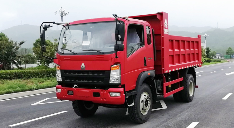 Howo Light Duty Tipper Truck